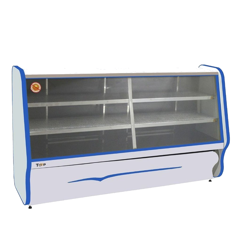 Balcão Expositor Refrigerado Vitrine Toop 150cm 2 placas